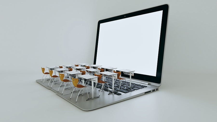 Digital teaching concept